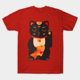 Beckoning Cat T-Shirt